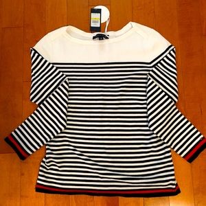 Tommy Hilfiger Boat Neck Stripped Sweater
